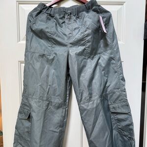 Women’s wild fable XXS halter top AND wide leg cargo parachute style pants